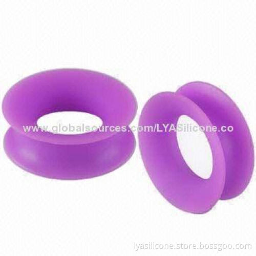 Silicone ear stretching jewelry, stylish, colorful and comfortable Adorable
